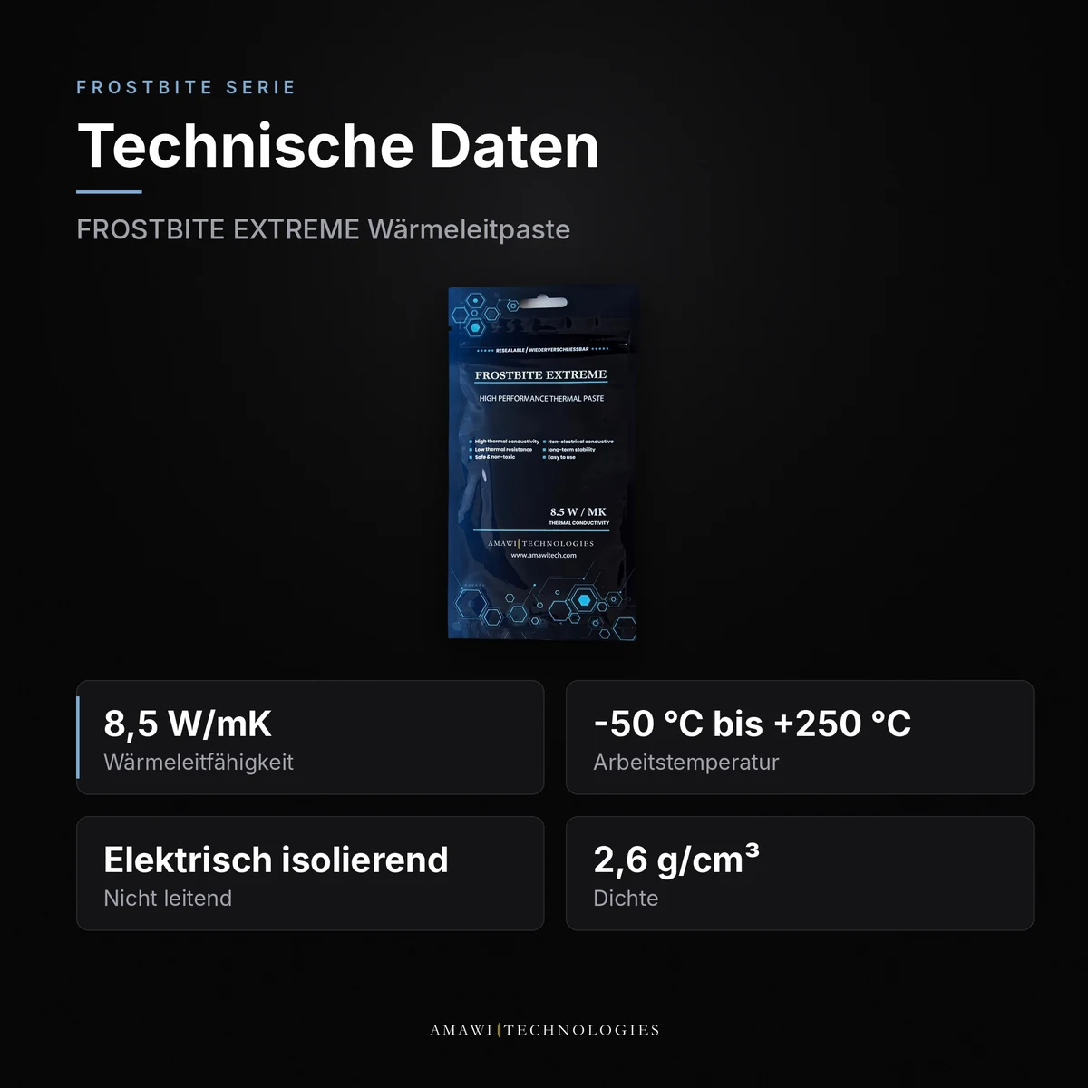 Frostbite Extreme – Wärmeleitpaste für extreme Temperaturen | 8,5 W/mK thumbnail 2