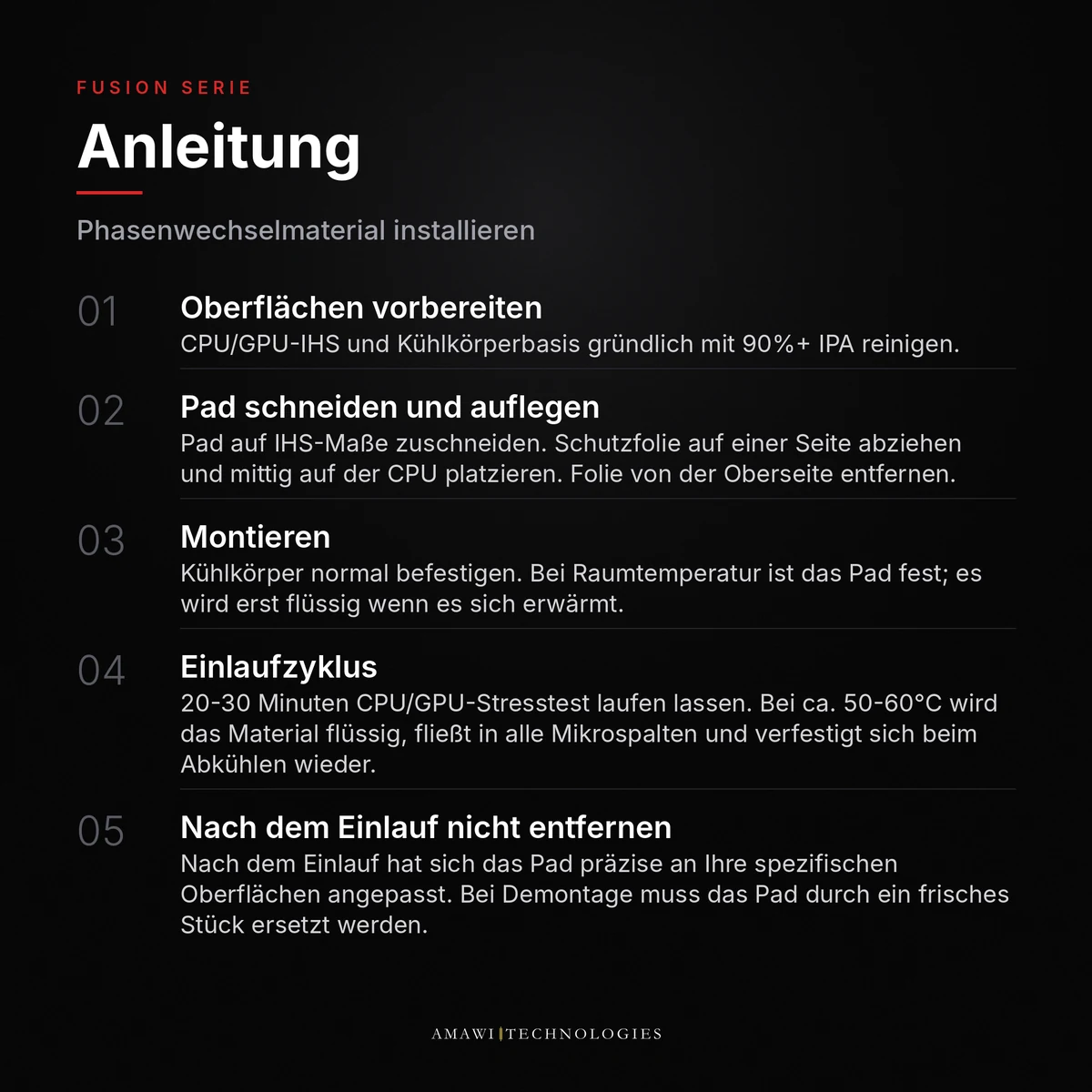 FUSIONSHEET PTM Phase-Change-Sheet – 8,5 W/mK, kein Pump-Out thumbnail 6