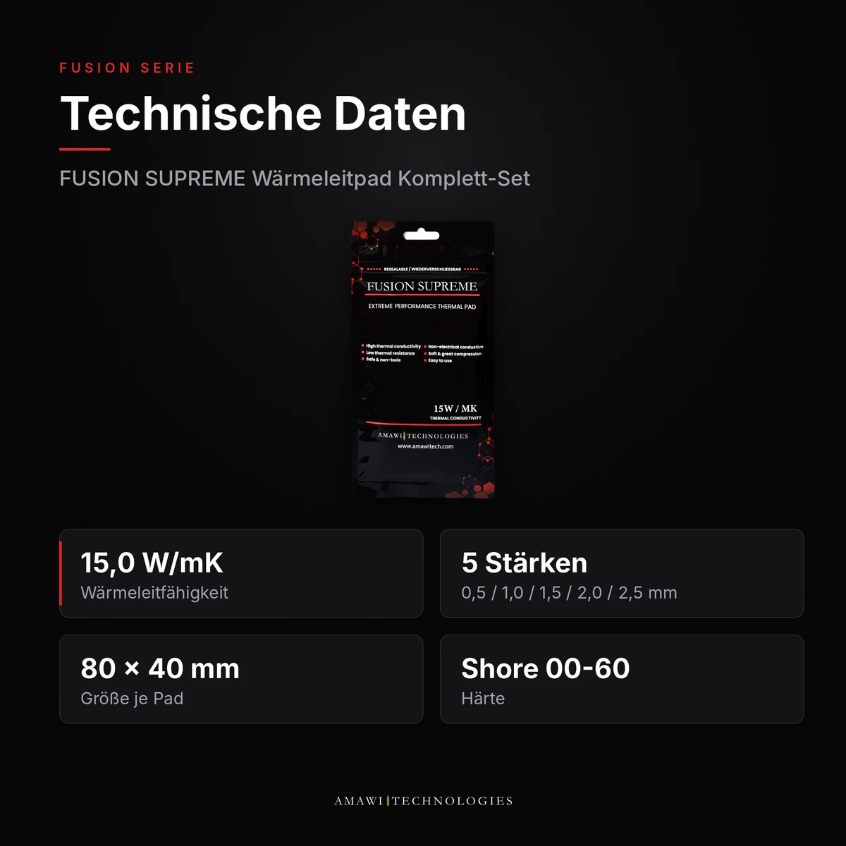 Fusion Supreme Pad Komplett-Set – Alle 5 Stärken thumbnail 5